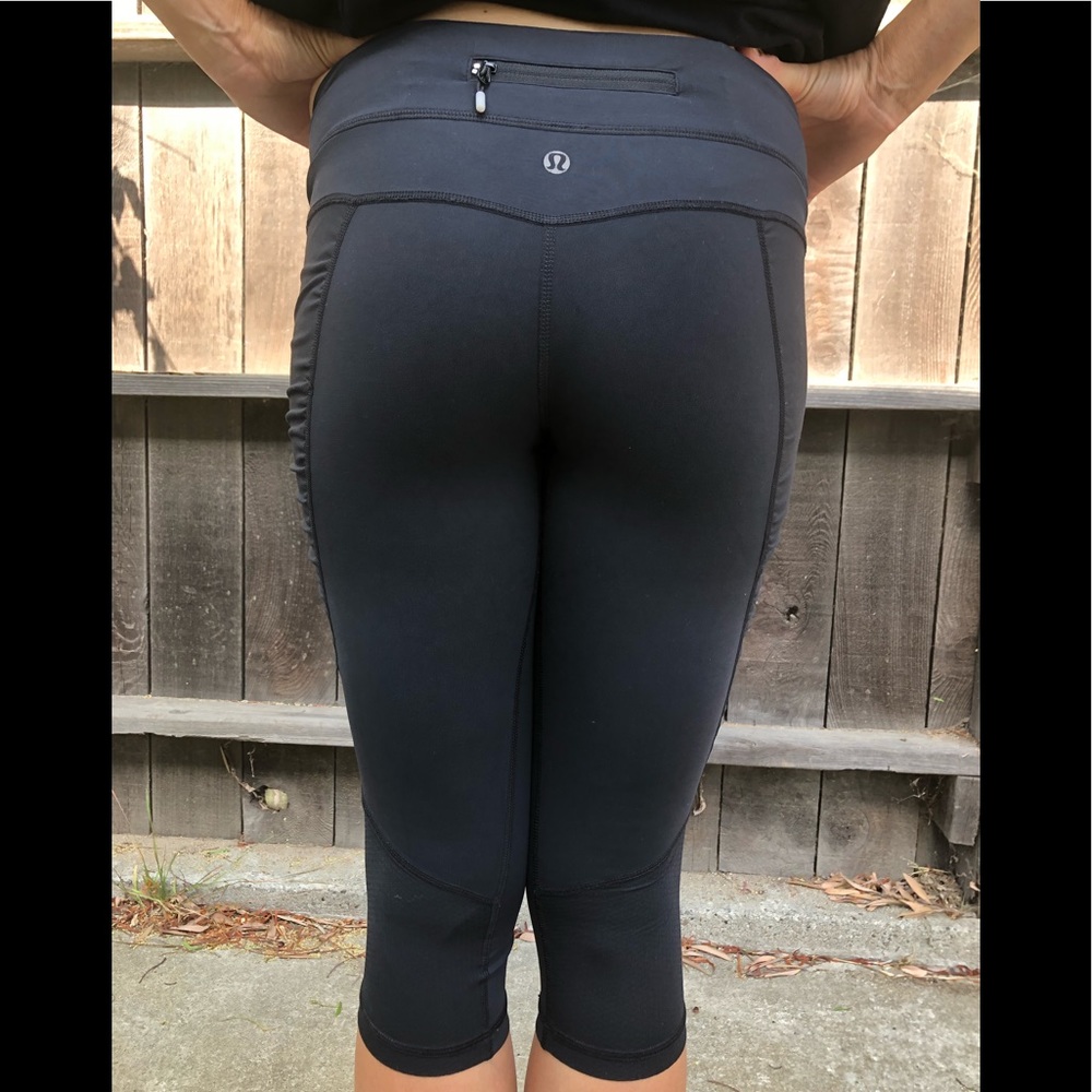 Lululemon crop leggings black